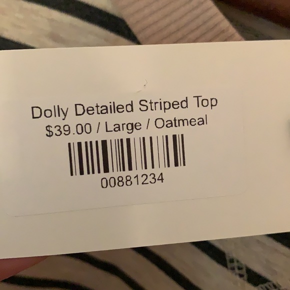 NWT Doe & Rae Top Large - Picture 5 of 5